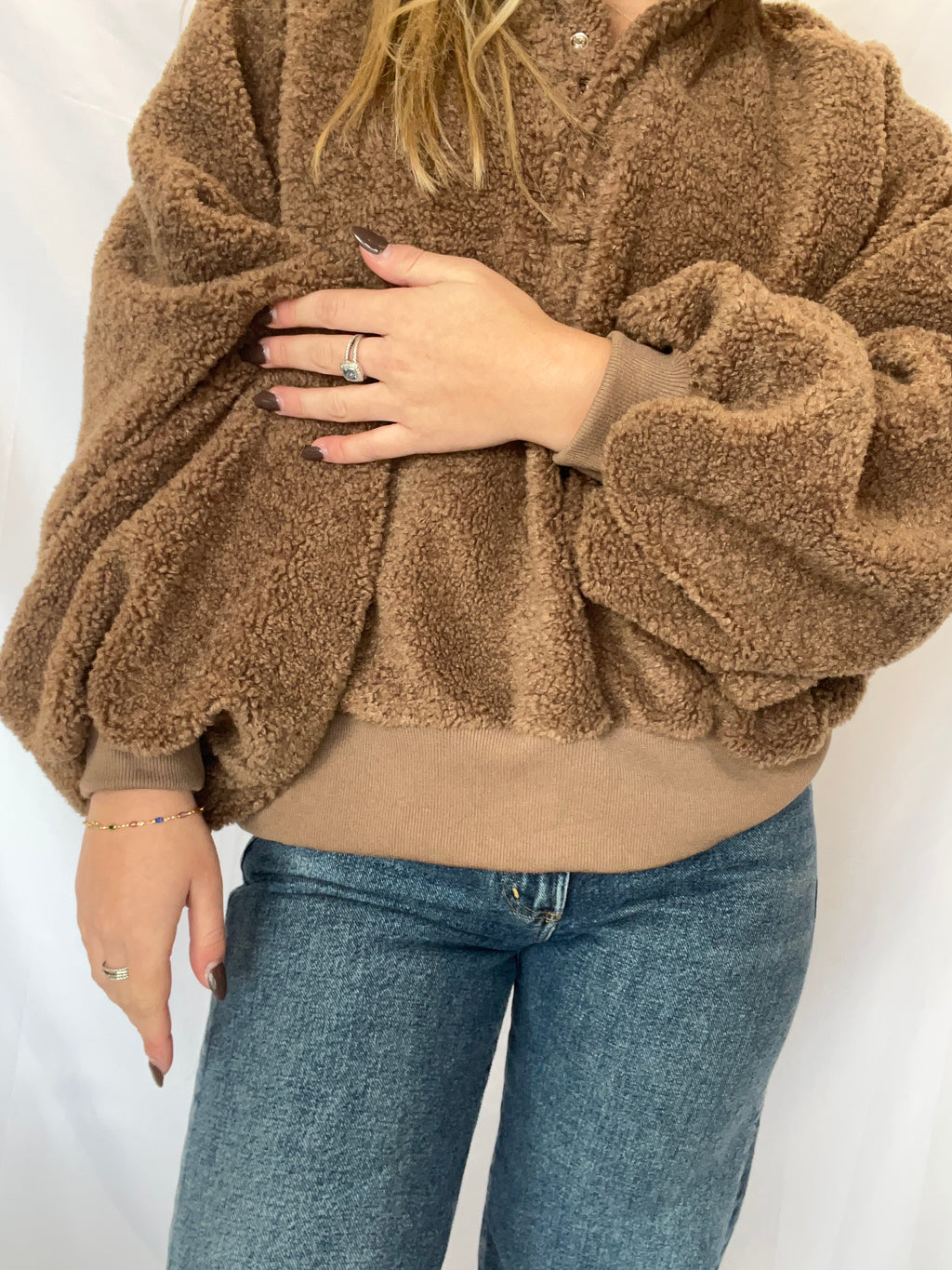 Quarter Button Sweater