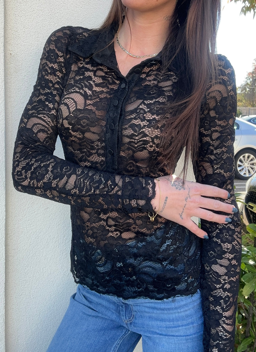 Dominique Lace Top