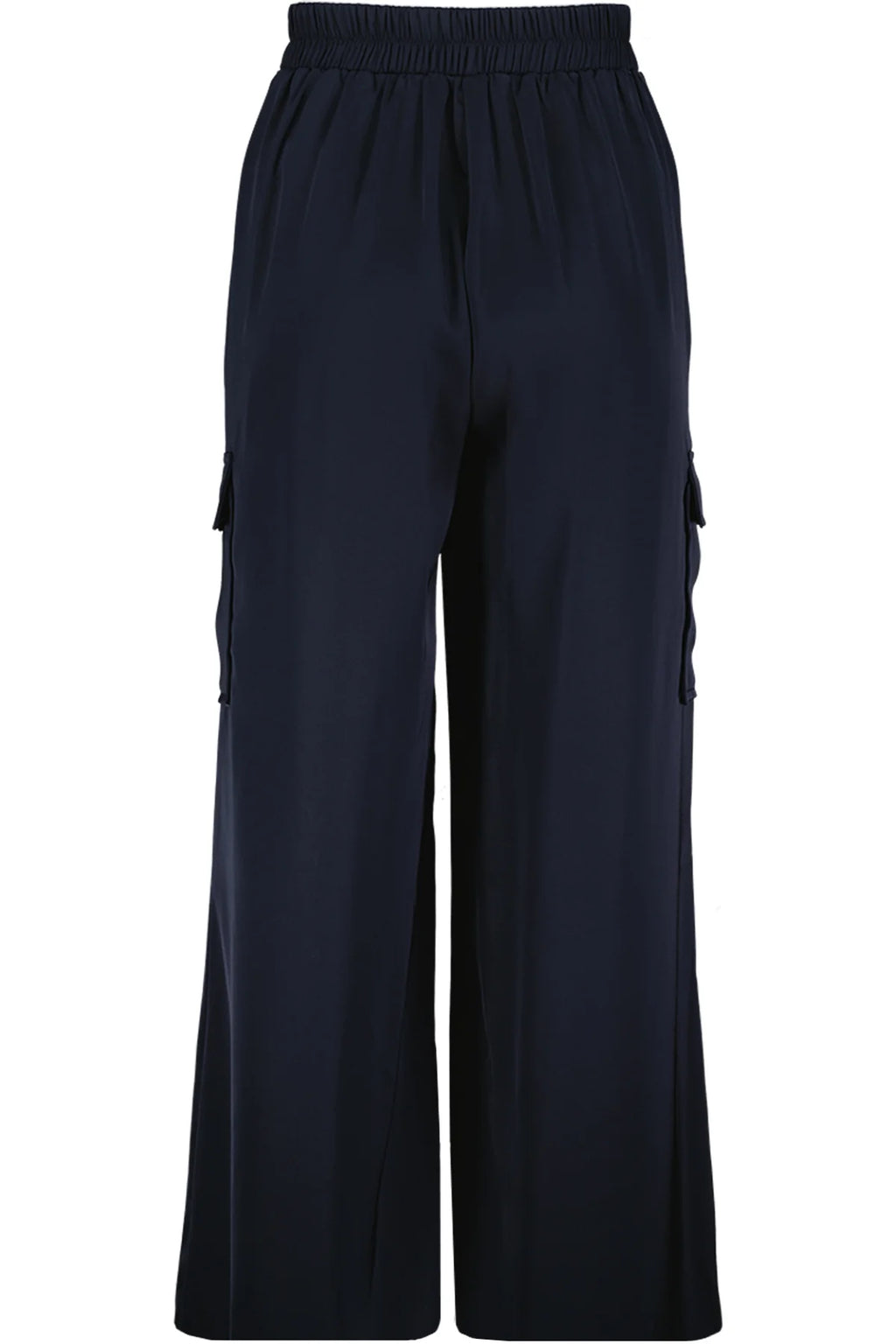 Pull-On Satin Cargo Pant