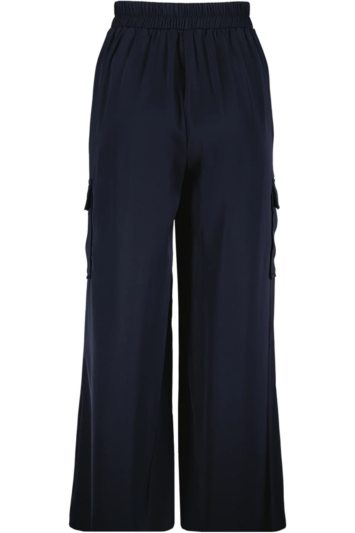 Pull-On Satin Cargo Pant