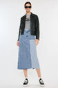 Brodie Color Block Midi Skirt