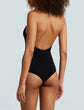 Ballet Deep Plunge Halter Bodysuit