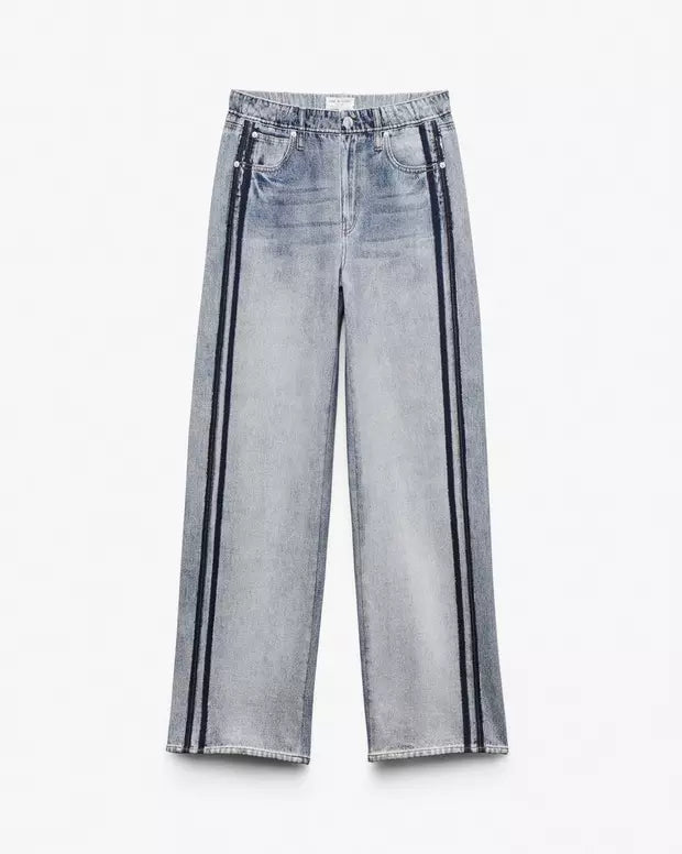 Miramar Wide-Leg Track Pants