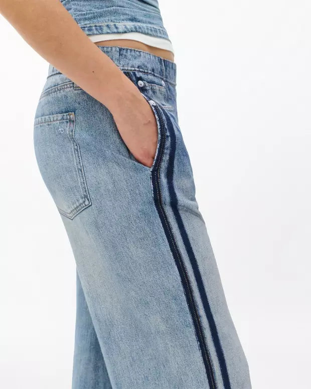 Miramar Wide-Leg Track Pants