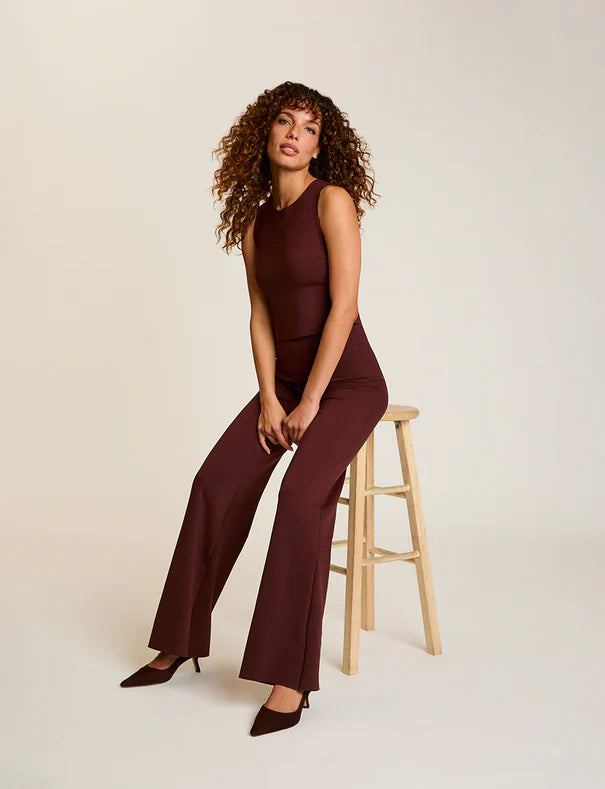 Neoprene Wide Leg Pant