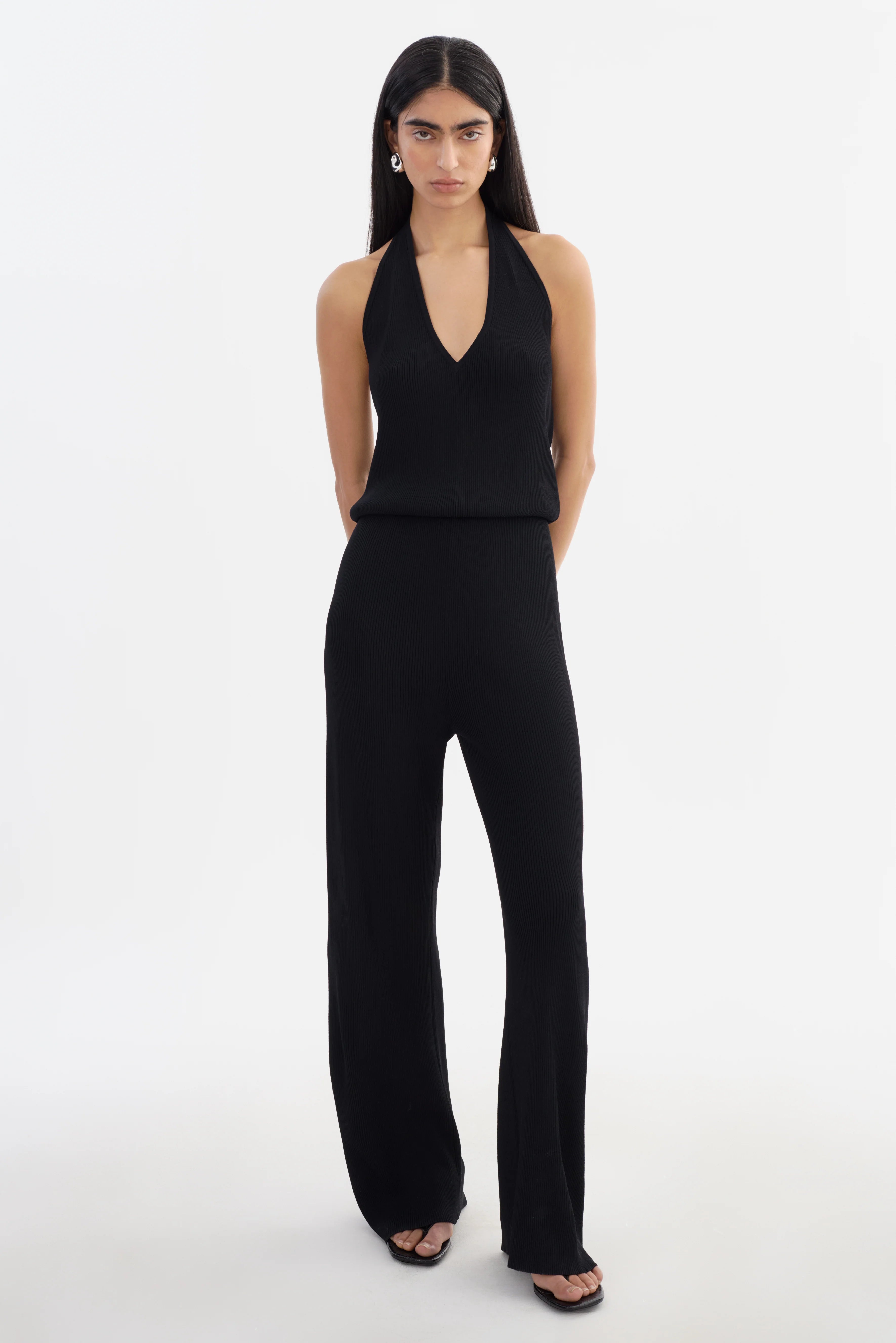 Rib Knit Jumpsuit