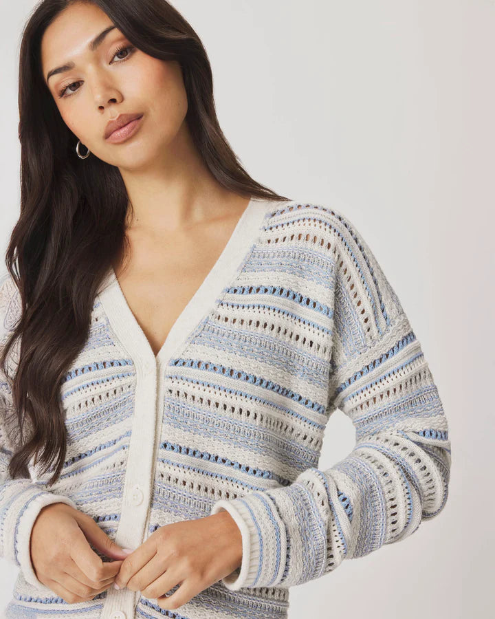 Addison Striped Cardigan