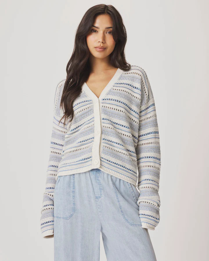 Addison Striped Cardigan