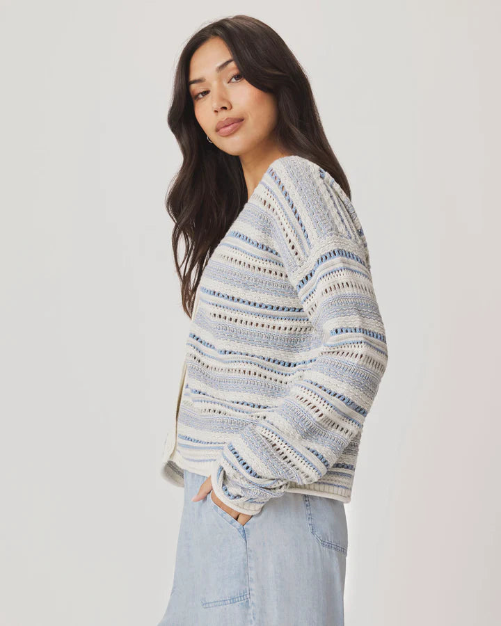 Addison Striped Cardigan