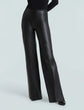 Faux Leather Wide Leg Pant