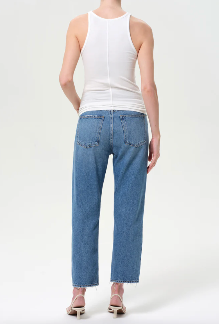 90's Mid Rise Crop Jean