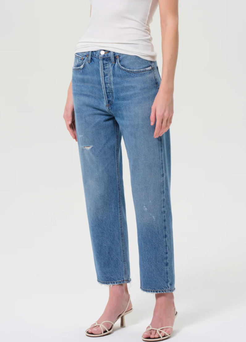 90's Mid Rise Crop Jean