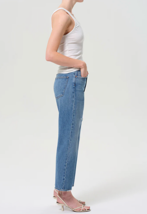 90's Mid Rise Crop Jean