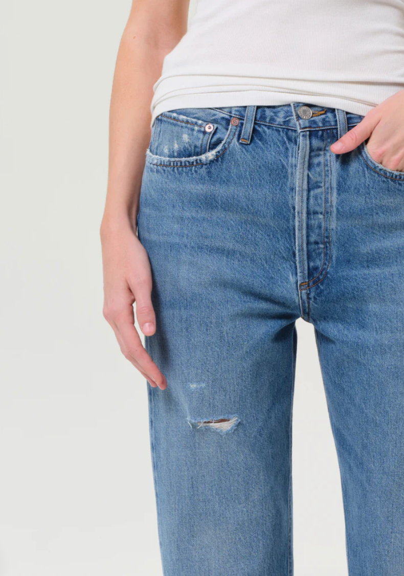 90's Mid Rise Crop Jean