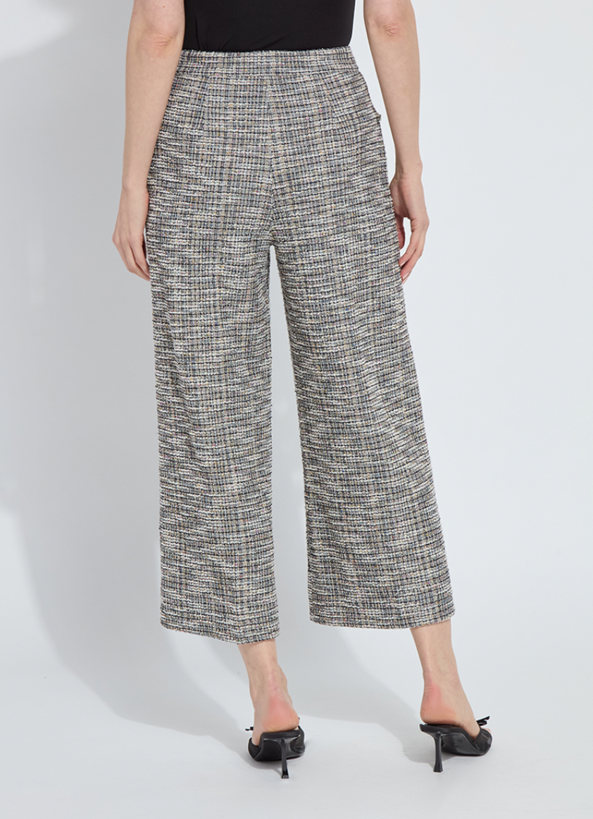 Charlotte Ankle Tweed Palazzo pant
