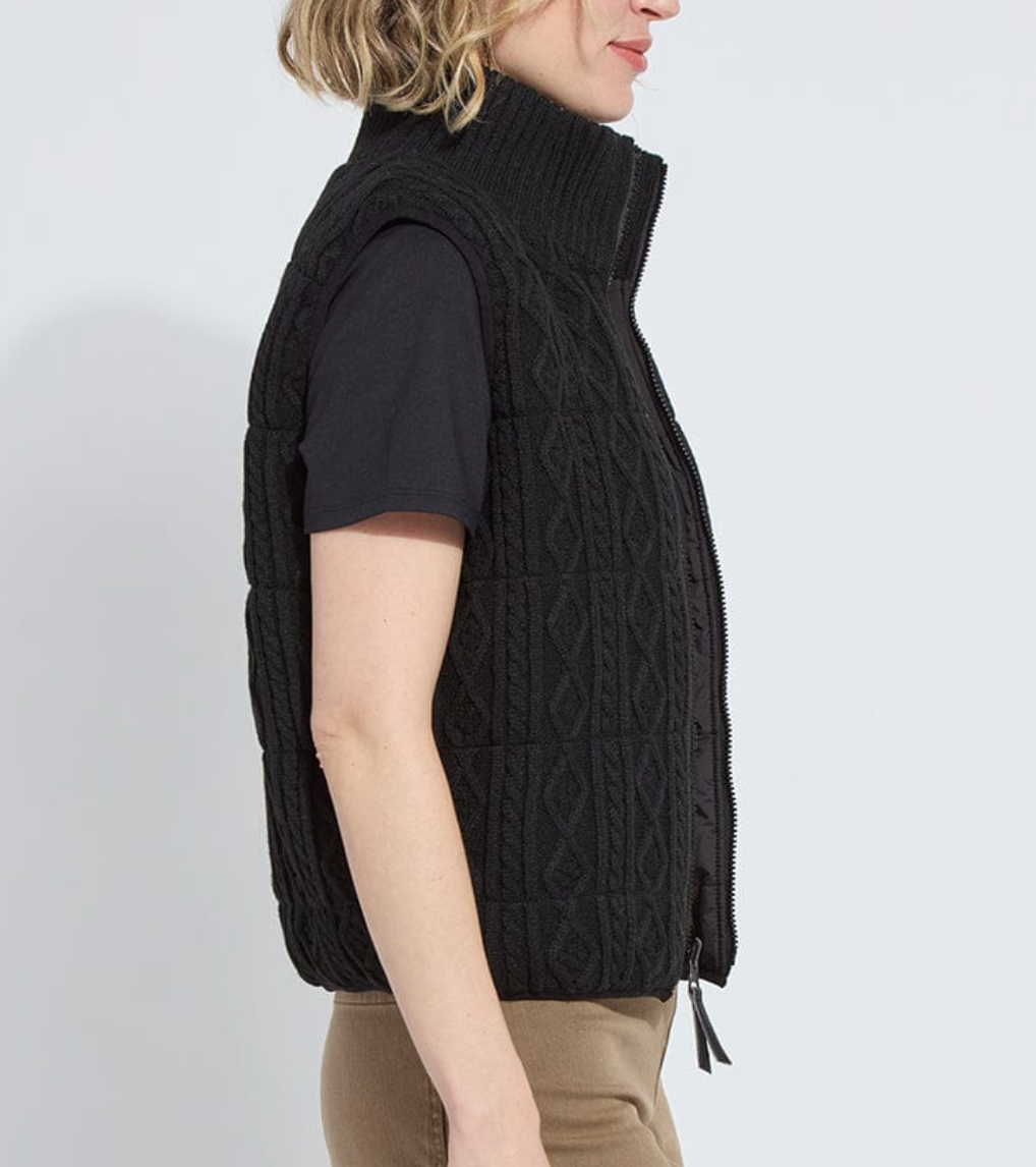 Prudence Reversible Puffer Sweater Vest