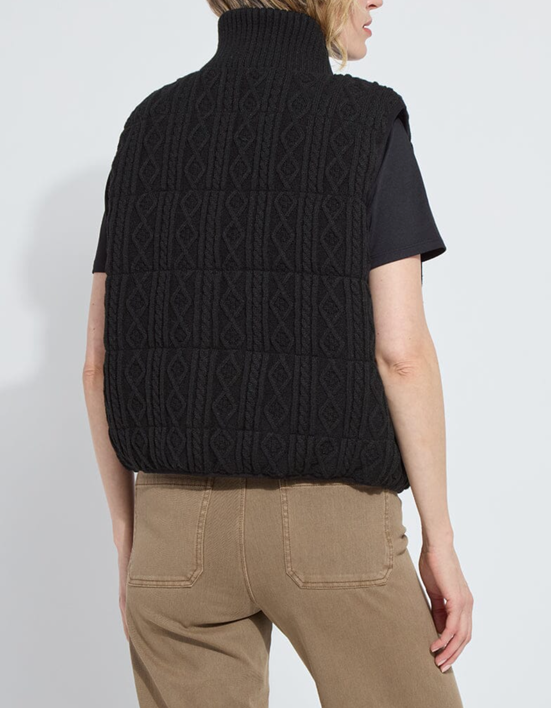 Prudence Reversible Puffer Sweater Vest