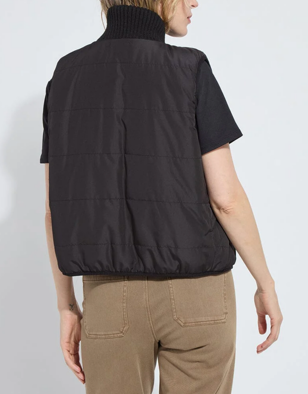 Prudence Reversible Puffer Sweater Vest