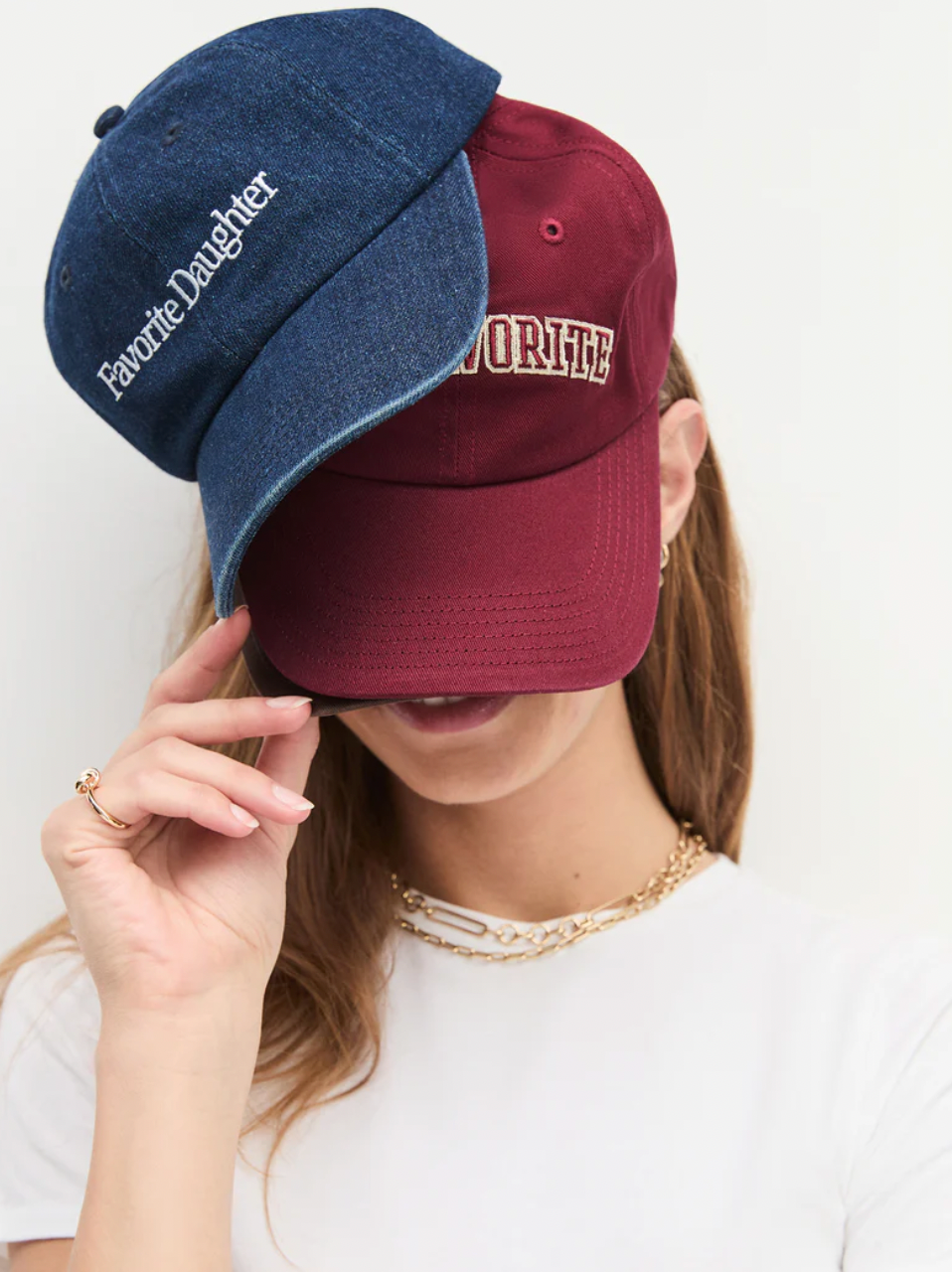 Logo Denim Baseball Cap