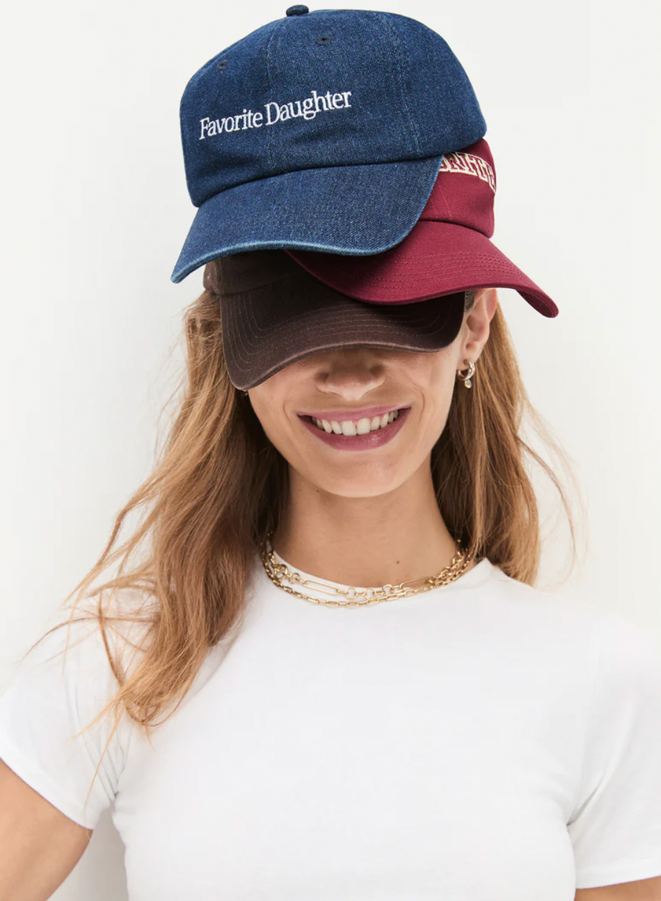 Logo Denim Baseball Cap