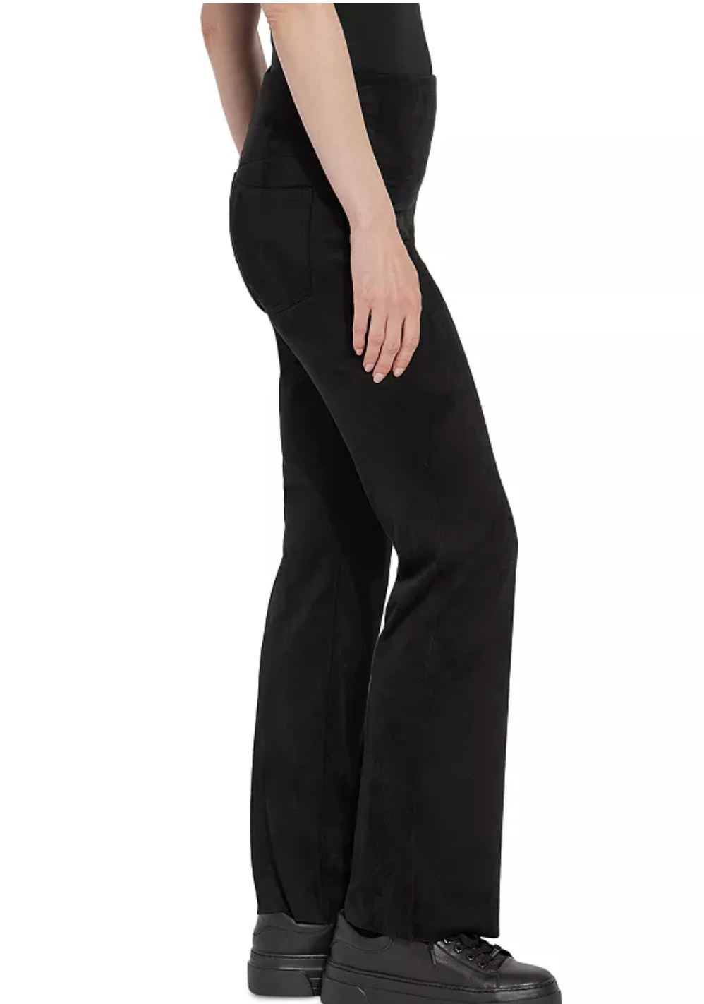 Jesse Vegan Suede Baby Bootcut Pants