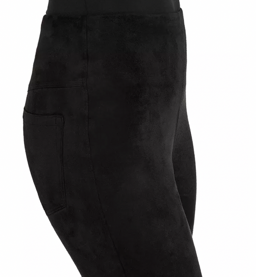 Jesse Vegan Suede Baby Bootcut Pants