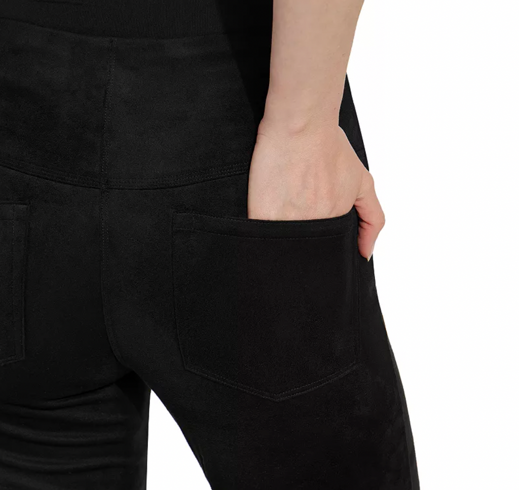 Jesse Vegan Suede Baby Bootcut Pants