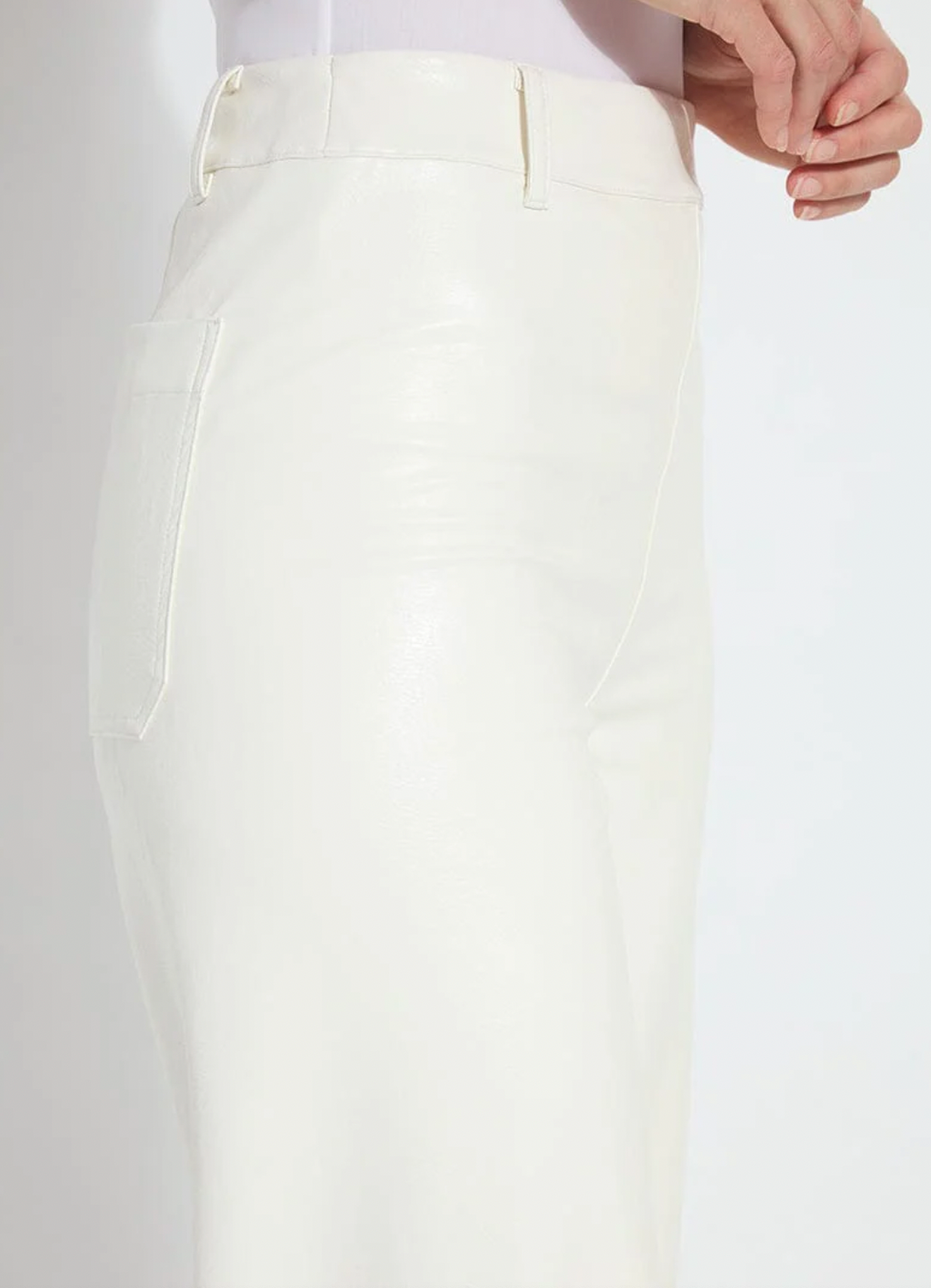 Vegan Leather Wide Leg