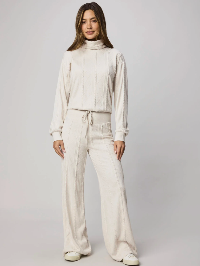 Cable Lounge Wide Leg Pant