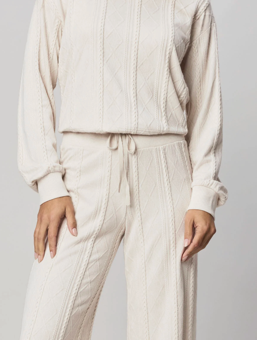 Cable Lounge Wide Leg Pant