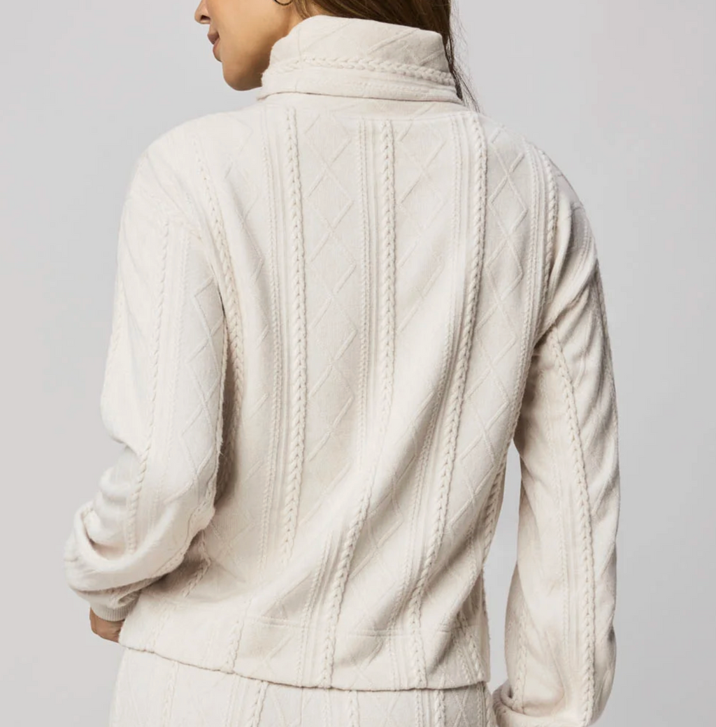Cable Lounge Turtleneck Top