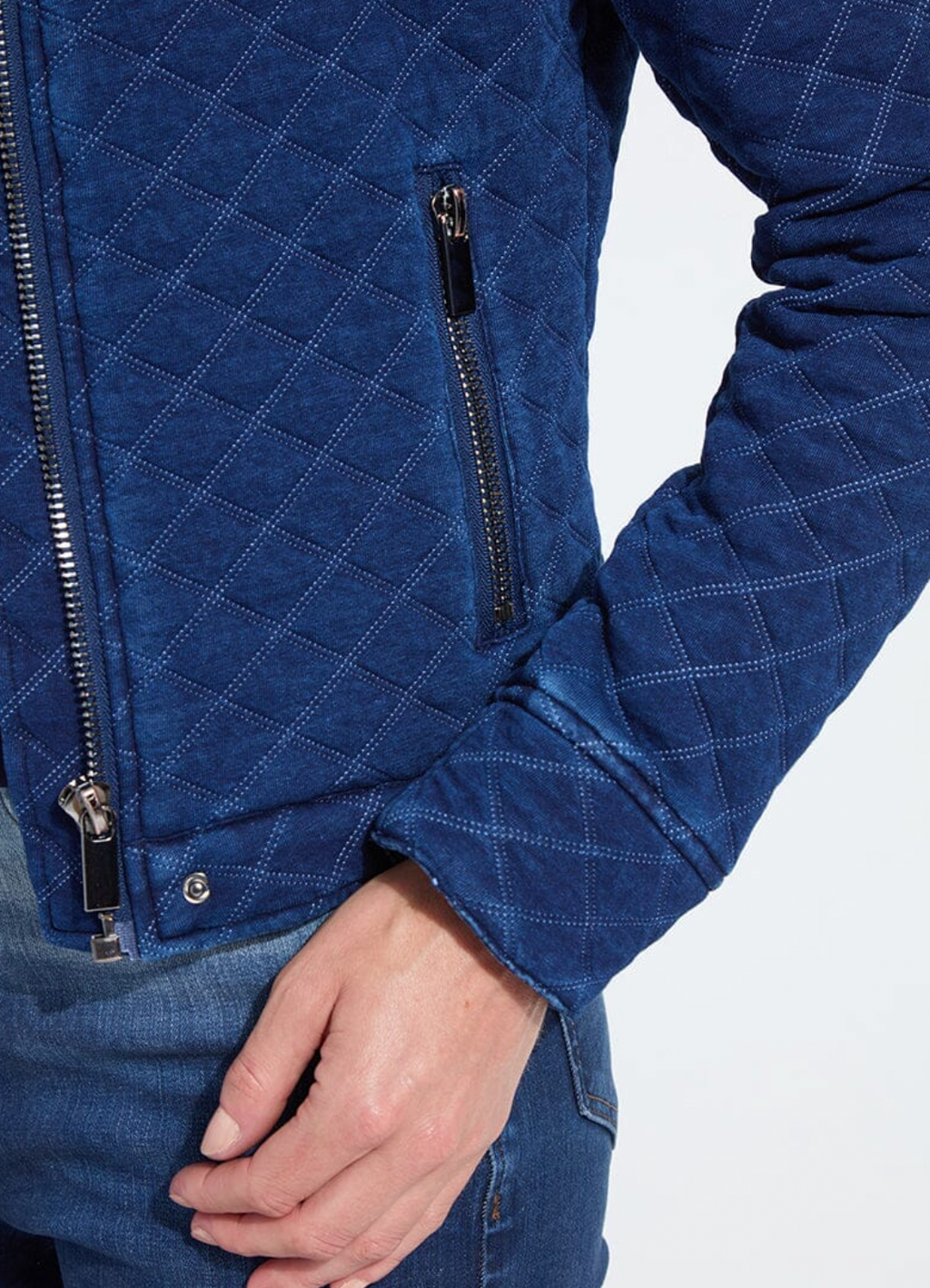 Elora Quilted Jersey Jacket