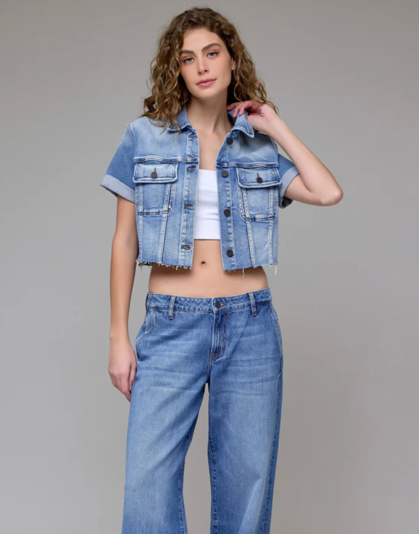 Cropped Trucker Jacket