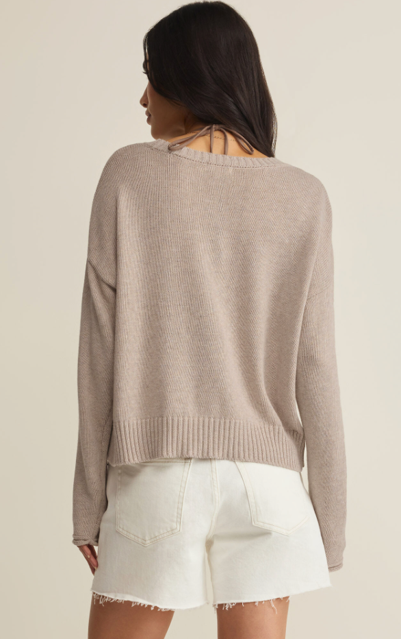 Beach Embroidered Sweater - Clothes Horse