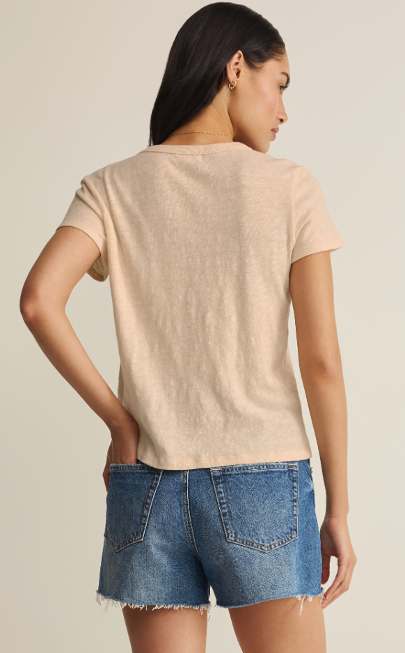 Junie Slub Tee Shirt - Clothes Horse
