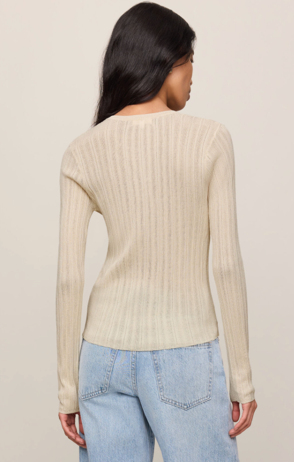 Rowena Fine Knit Henley
