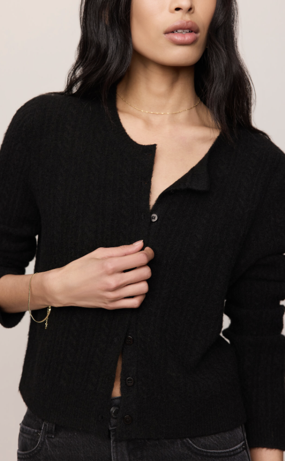 Medina Pointelle Cardigan