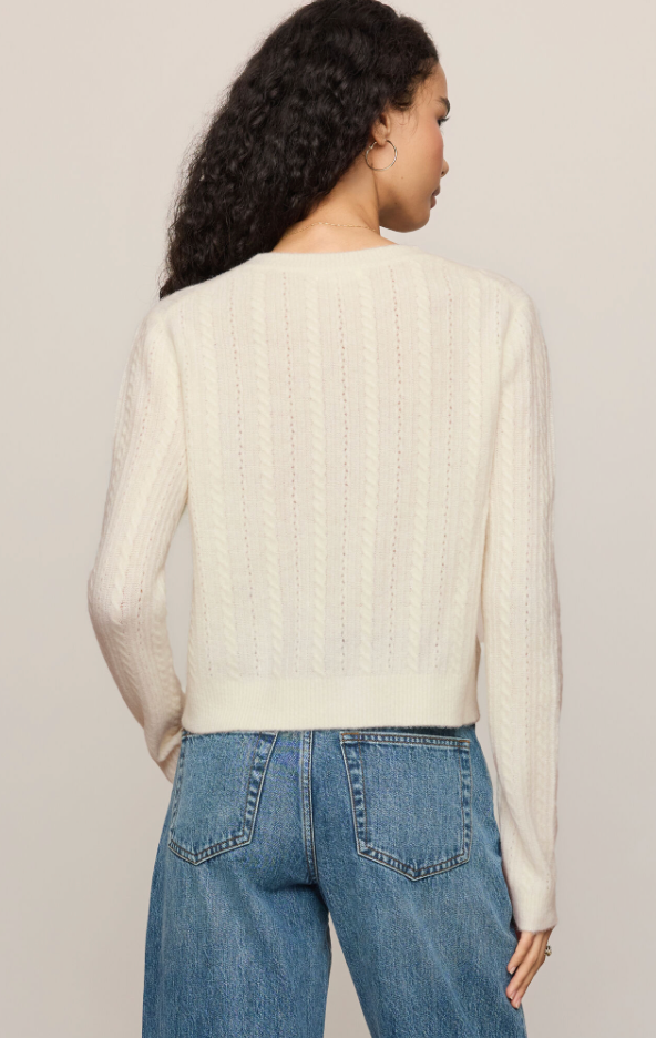 Medina Pointelle Cardigan