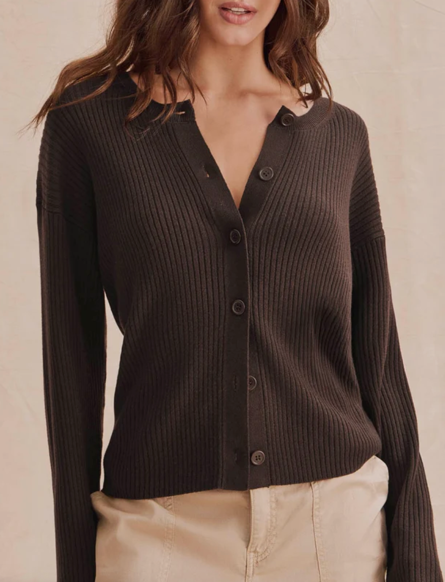 Georgie Rib Cardigan