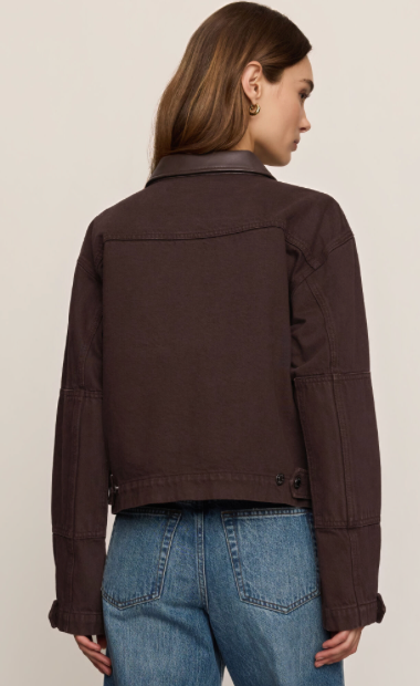 Rey Cropped Chore Denim Jacket