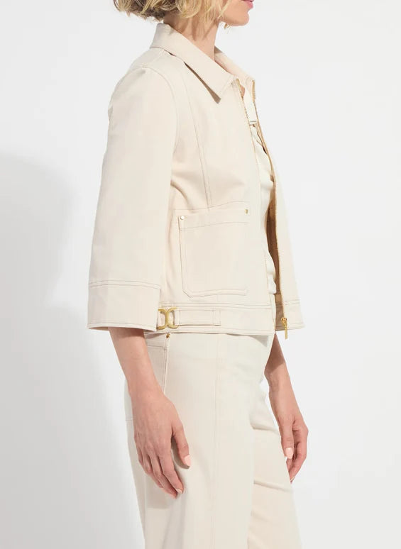 Nylah Detail Crop Jacket - Clothes Horse