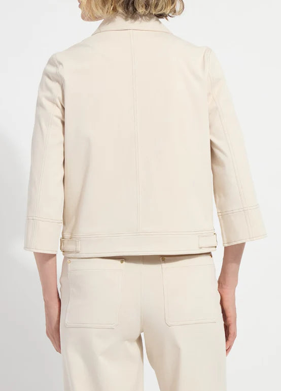 Nylah Detail Crop Jacket - Clothes Horse