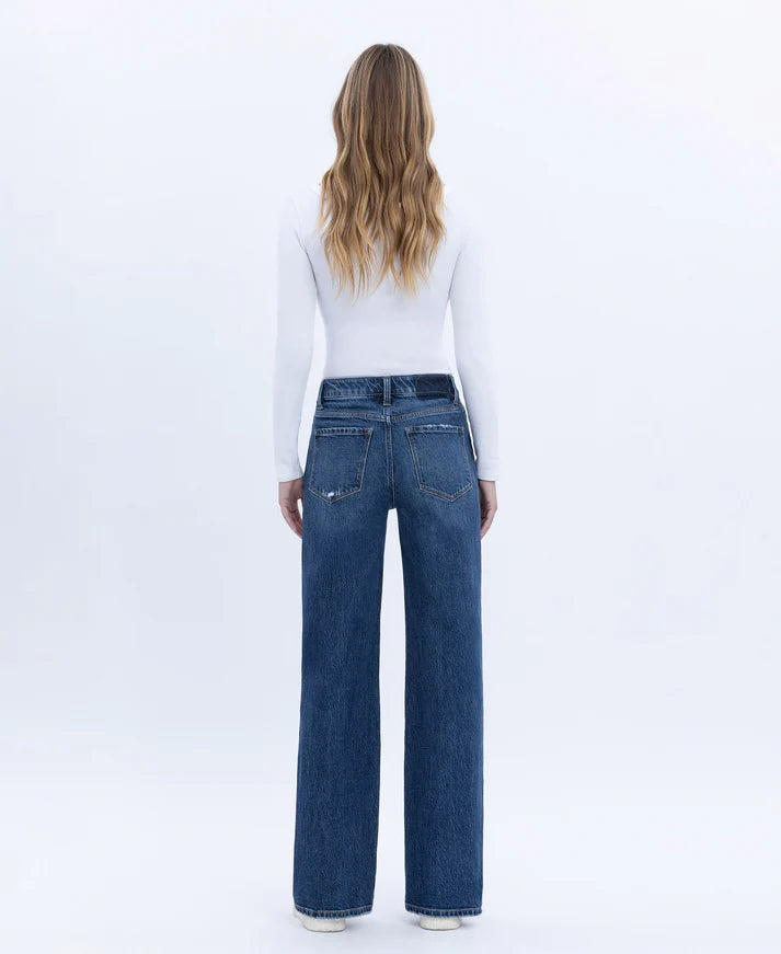 90's Super High Rise Wide Leg Jeans