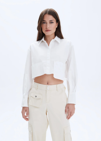 Laura - Asymmetrical Pocket Shirt