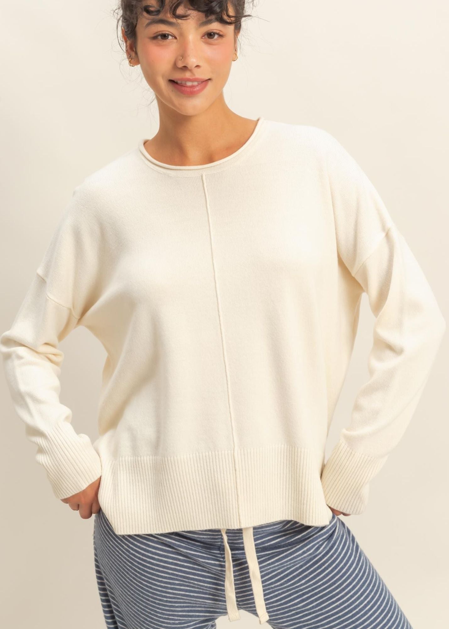 Sabrina Drop Shoulder Sweater
