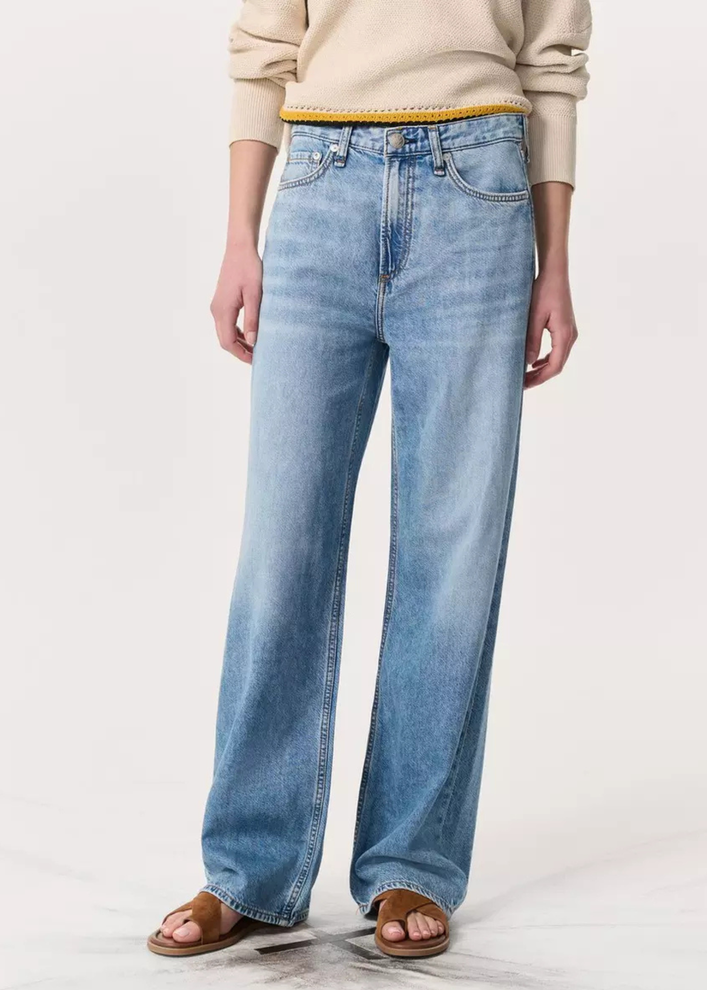 Featherweight Logan Wide-Leg Jean