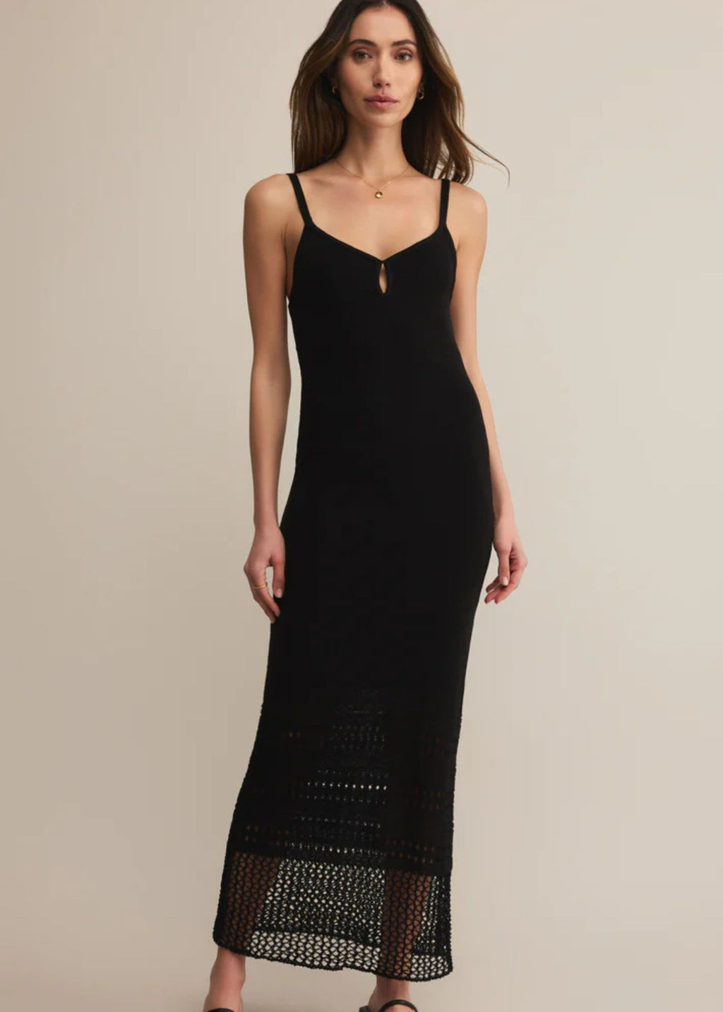 Callahan Crochet Midi Dress