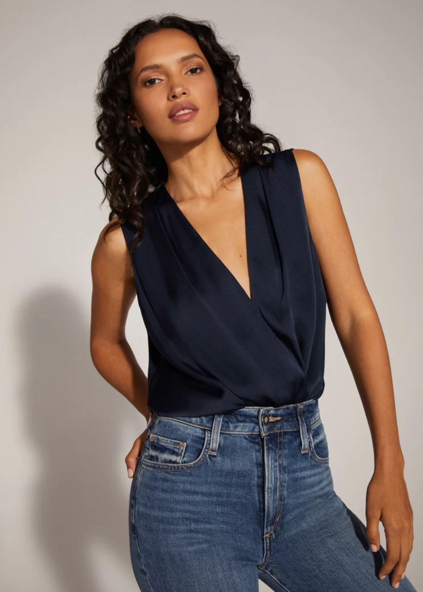 The Sleeveless Date Blouse