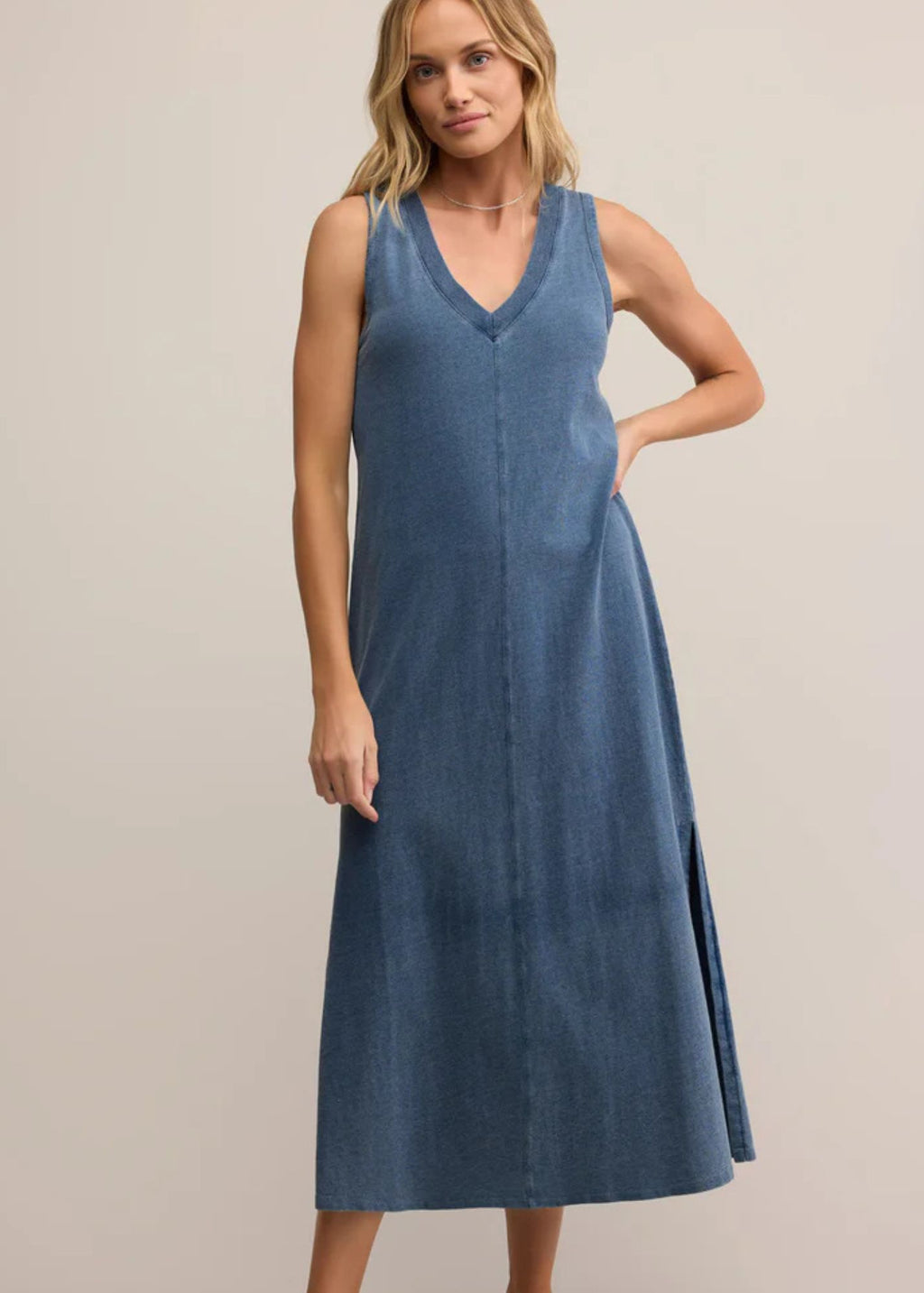 Palisades Jersey Denim Dress