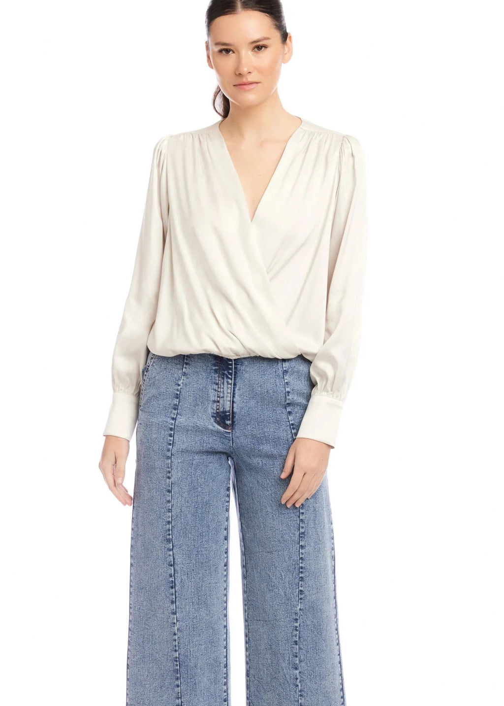 Ines Drape Front Top